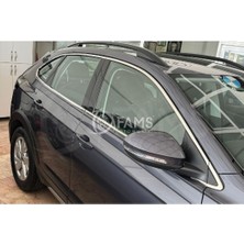 Fams Otomotiv Volkswagen Taigo 2022 > Krom Cam Çerçevesi 16 Parça Paslanmaz Çelik