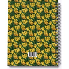 My Mia Art Magnolia-Midi  Sert Kapak Spiralli Defter, 14X20 cm