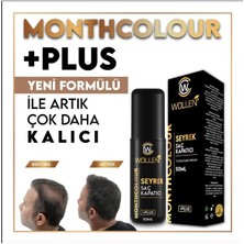 Wollen 50 ml Seyrek Saç Kapatıcı Dolgunlaştırıcı Sıvı Krem Siyah Renk