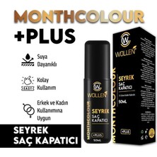 Wollen 50 ml Seyrek Saç Kapatıcı Dolgunlaştırıcı Sıvı Krem Siyah Renk