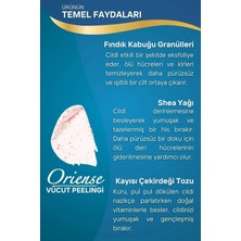 Oriense Vücut Peelingi 500 ml - Kayısı Çekirdeği ve Fındık Kabuğu Granülleri ile E Vitamini İçerir