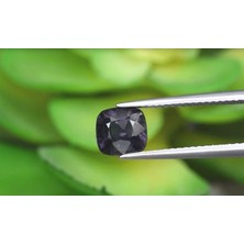 Aries 1.35 ct 6.5x6.2  mm Cushion Natural Purple Spinel, Myanmar