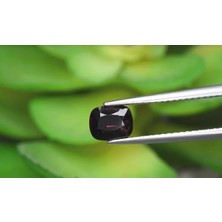 Aries 1.24 ct 6.2X5  mm Cushion Natural Pinkish Purple Spinel, Myanmar