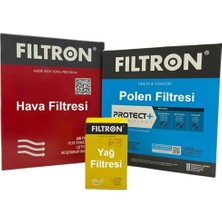 Filtron Mercedes C250 Td W202 Filtron Filtre Bakım Seti 1996-1998 Hava+Yağ+Standart Polen