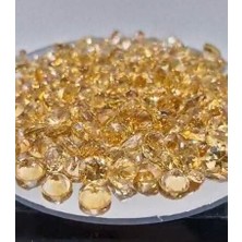Aries 6  mm Round  Citrine