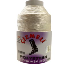 Çizmeli Polyester Örgü ve Şal Ipliği No:20 100 gr