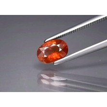 Aries 1.28 ct 7.7x5.5  mm Oval Orange Sapphire, Madagascar