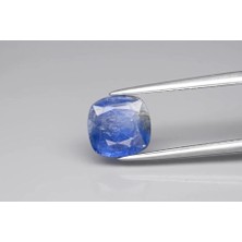 Aries 2.37 ct 8.2X8  mm Cushion Natural Untreated Blue Kyanite, Nepal
