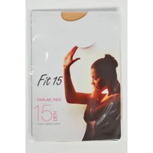 Penti Kadın Parlak, Ince 15 Den Külotlu Çorap 2'li Paket Ten Beden 5(2XL)