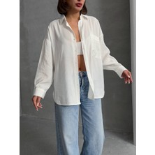 Arzu Has Butik Yeni Sezon Düşük Omuz Oversize Gömlek