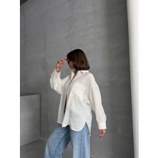 Arzu Has Butik Yeni Sezon Düşük Omuz Oversize Gömlek