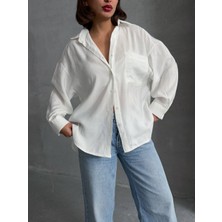 Arzu Has Butik Yeni Sezon Düşük Omuz Oversize Gömlek