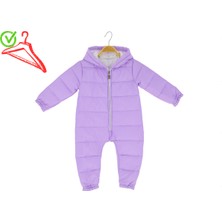 Erkek Bebek Tulum 6 Ay Lila