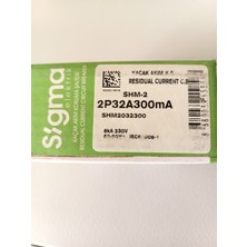 Sigma 2X32A 300MA Kaçak Akım Rölesi