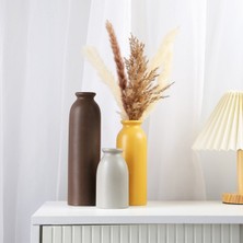 binbirdemet 3'lü Retro Simple Seramik Vazo