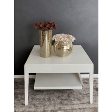 Işıltı Home Desıgn Aynalı Cam Vazo 2 Li Set Açık Gold