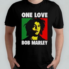 Pixxa Bob Marley %100 Pamuklu Bisiklet Yaka T-Shirt Model 2