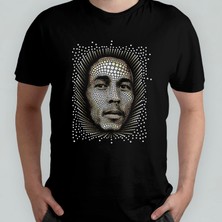 Pixxa Bob Marley %100 Pamuklu Bisiklet Yaka T-Shirt Model 1