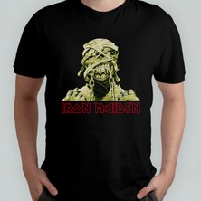Pixxa Iron Maiden %100 Pamuklu Bisiklet Yaka T-Shirt Model 5