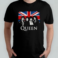 Pixxa Queen - Freddie Mercury %100 Pamuklu Bisiklet Yaka T-Shirt Model 4