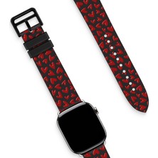 Nettech Apple Watch Seri 42/44 mm Uyumlu Deri Kordon