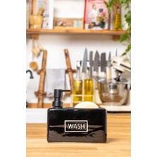 FH finehome Bianco Hazneli Sıvı Sabunluk Siyah