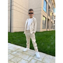 Star Gogo Kids Erkek Çocuk Özel Gün Organik Keten Takım Elbise (3 Parça)