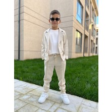 Star Gogo Kids Erkek Çocuk Özel Gün Organik Keten Takım Elbise (3 Parça)