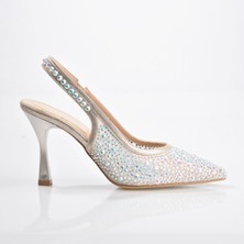 Miss Jena Yanı Sindirella Arkası Açık Kadın Abiye Ayakkabı