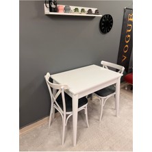 60/90 Ölçü Küçük  Mutfak Masası Kullanışlı Yemek Masası Ekonomik Çalışma Masası Ideal Balkon Masası