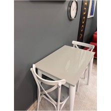 60/90 Ölçü Küçük  Mutfak Masası Kullanışlı Yemek Masası Ekonomik Çalışma Masası Ideal Balkon Masası
