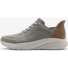 Skechers Bobs Squad Chaos - Heel Preferred Erkek Bej Spor Ayakkabı 118305 Tpe