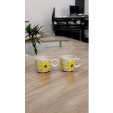 Akarsu Çiçekli Kupa Bardak