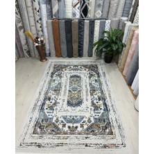 Aatoliarugs Happy Mavi Halı Çok Renkli Halı Etnik Desenli Otantik Halı Antialerjik Halı Salon Halısı 160*230