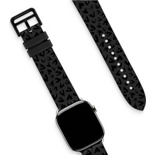 Nettech Apple Watch Seri 42/44 mm Uyumlu Deri Kordon