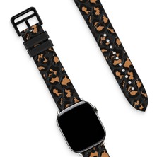 Nettech Apple Watch Seri 42/44 mm Uyumlu Deri Kordon