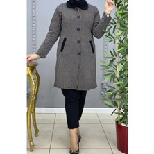 Çelik Örgü Düğmeli Yakalı Hırka