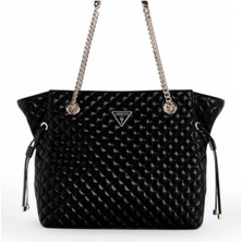 Guess Eco Rianee Siyah Kadın Omuz Çantası HWEQG9541220