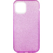 Apple iPhone 12 Pro Max Kılıf Zore Shining Simli Silikon Kılıf