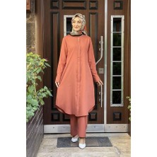 Orchid Style Düğmeli Ikili Takım