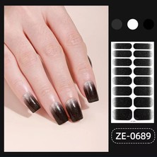 Uvsiz Jel Tırnak Etiketi, Kendinden Yapışkanlı Jel Tırnak Sticker, Suya Dayanıklı Nail Art Sticker