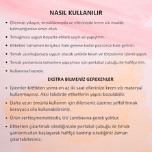 Uvsiz Jel Tırnak Etiketi, Kendinden Yapışkanlı Jel Tırnak Sticker, Suya Dayanıklı Nail Art Sticker