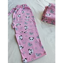 Pembe Baskılı Pijama Altı