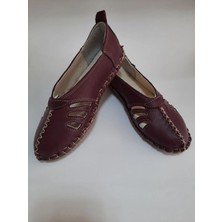 Kapar Ayakkabı Deri Açık Babet