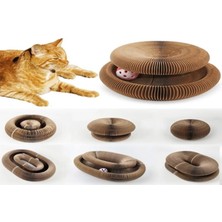 Kedi Tırmalama Toplu Akerdiyon Oyuncak Uzun Ömürlü Eğlenceli Tasarım ile Kedinizin Favorisi