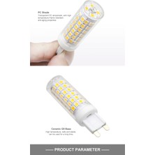 Rohs 5 Adet G9 LED Ampül 10 Watt 88 Led,li ( Dimmer Uyumlu )