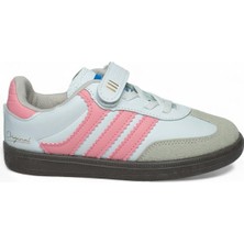 Prego (Dodix) Termo Kaymaz Taban Cırtlı Çocuk Spor Ayakkabı Beyaz Pembe