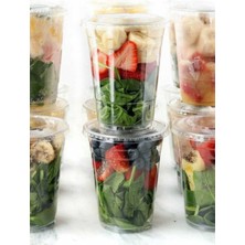 Sunumluk & Meze & Tatlı & Soğuk Meze Plastik Sup Kase 1000 Cc6 Adet Kase6 Adet Kapak