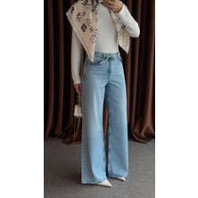 Hazelanna Bağcıklı Açık Mavi Jean
