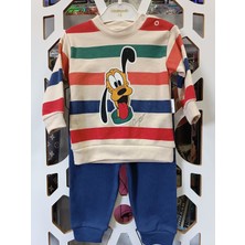 Kumrunun Dünyası Erkek Çocuk Goofy Baskılı Alt Üst Takım 9-12-18